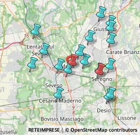 Mappa 20821 Meda MB, Italia (3.68)