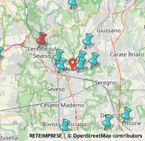 Mappa 20821 Meda MB, Italia (4.78643)