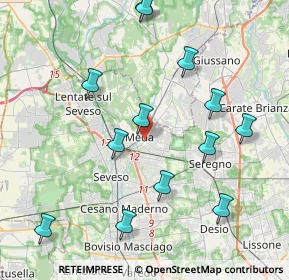 Mappa 20821 Meda MB, Italia (4.43)