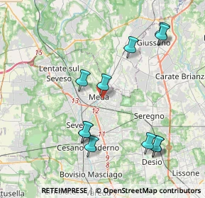 Mappa 20821 Meda MB, Italia (4.20818)