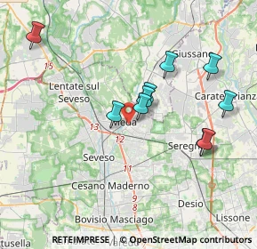 Mappa 20821 Meda MB, Italia (4.30083)