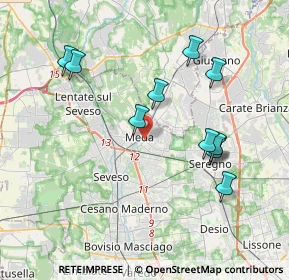 Mappa 20821 Meda MB, Italia (3.77727)