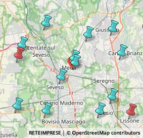 Mappa 20821 Meda MB, Italia (4.82143)