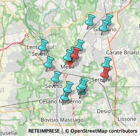 Mappa 20821 Meda MB, Italia (3.08529)