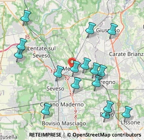 Mappa 20821 Meda MB, Italia (4.38063)