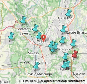 Mappa 20821 Meda MB, Italia (4.25938)