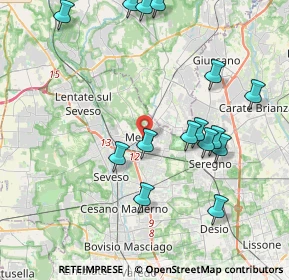 Mappa 20821 Meda MB, Italia (4.40133)