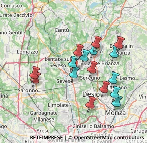Mappa 20821 Meda MB, Italia (6.63188)