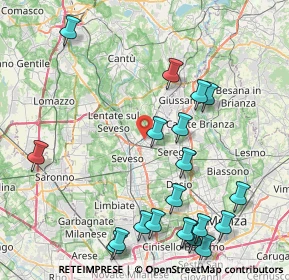 Mappa 20821 Meda MB, Italia (10.123)