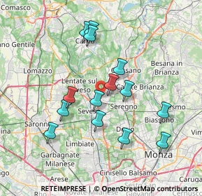 Mappa 20821 Meda MB, Italia (6.83143)