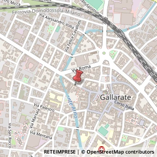 Mappa Via Mazzini Giuseppe, 16, 21013 Gallarate, Varese (Lombardia)