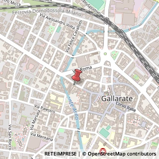 Mappa Via Giuseppe Mazzini, 14, 21013 Gallarate, Varese (Lombardia)