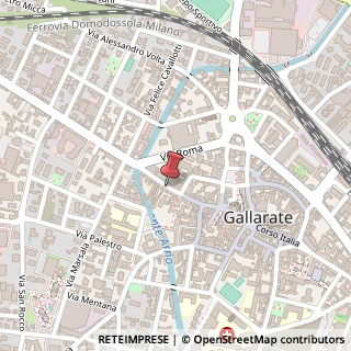 Mappa Via Giuseppe Mazzini,  5, 21013 Gallarate, Varese (Lombardia)