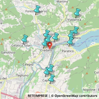 Mappa Via Castel Montecchio, 24060 Credaro BG, Italia (1.93692)