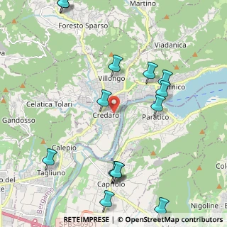 Mappa Via Castel Montecchio, 24060 Credaro BG, Italia (2.61714)