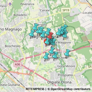 Mappa Via Isonzo, 21054 Fagnano Olona VA, Italia (1.1615)