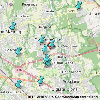 Mappa Via Isonzo, 21054 Fagnano Olona VA, Italia (2.21091)