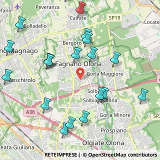 Mappa Via Isonzo, 21054 Fagnano Olona VA, Italia (2.5535)
