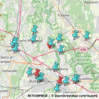 Mappa Via Isonzo, 21054 Fagnano Olona VA, Italia (5.203)