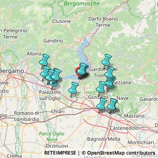 Mappa Via Lungolago Guglielmo Marconi, 00100 Iseo BS, Italia (11.301)