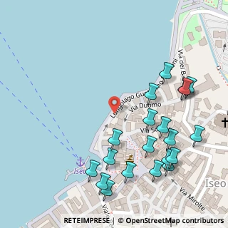 Mappa Via Lungolago Guglielmo Marconi, 00100 Iseo BS, Italia (0.1545)