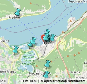 Mappa Via Lungolago Guglielmo Marconi, 00100 Iseo BS, Italia (1.27231)
