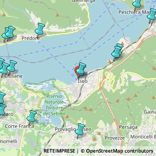 Mappa Via Lungolago Guglielmo Marconi, 00100 Iseo BS, Italia (3.44813)
