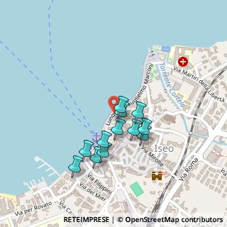 Mappa Via Lungolago Guglielmo Marconi, 00100 Iseo BS, Italia (0.18417)