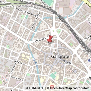 Mappa Piazza Giuseppe Garibaldi, 6, 21013 Gallarate, Varese (Lombardia)