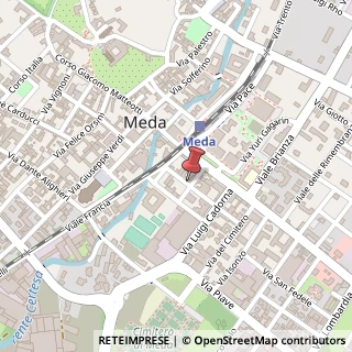 Mappa Via Adua, 5, 20821 Meda, Monza e Brianza (Lombardia)