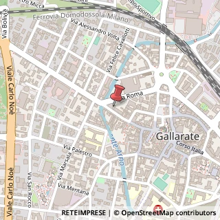 Mappa Via Giuseppe Mazzini, 1, 21013 Gallarate, Varese (Lombardia)