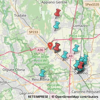 Mappa Via S. G. Bosco, 21040 Cislago VA, Italia (4.832)
