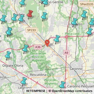 Mappa Via S. G. Bosco, 21040 Cislago VA, Italia (7.1315)