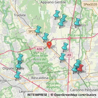 Mappa Via S. G. Bosco, 21040 Cislago VA, Italia (5.05667)