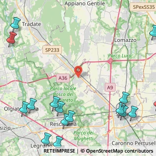 Mappa Via S. G. Bosco, 21040 Cislago VA, Italia (7.07813)