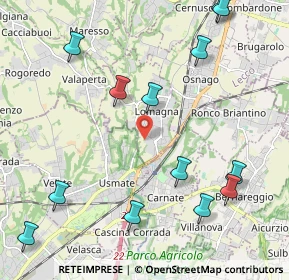 Mappa Via Donatori di Sangue, 23871 Lomagna LC, Italia (2.62769)