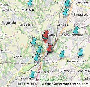 Mappa Via Donatori di Sangue, 23871 Lomagna LC, Italia (1.98063)