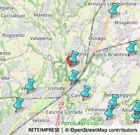 Mappa Via Donatori di Sangue, 23871 Lomagna LC, Italia (2.96)