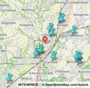 Mappa Via Donatori di Sangue, 23871 Lomagna LC, Italia (2.13769)