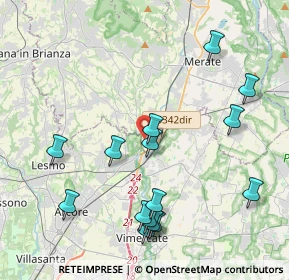 Mappa Via Donatori di Sangue, 23871 Lomagna LC, Italia (4.51133)