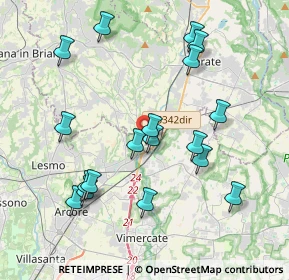 Mappa Via Donatori di Sangue, 23871 Lomagna LC, Italia (4.04944)
