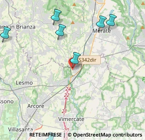 Mappa Via Donatori di Sangue, 23871 Lomagna LC, Italia (6.50182)