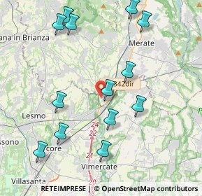 Mappa Via Donatori di Sangue, 23871 Lomagna LC, Italia (4.45769)