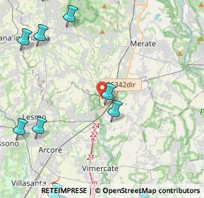 Mappa Via Donatori di Sangue, 23871 Lomagna LC, Italia (6.78154)