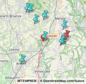 Mappa Via Donatori di Sangue, 23871 Lomagna LC, Italia (3.93545)