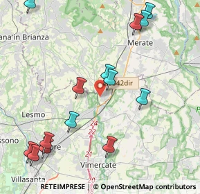 Mappa Via Donatori di Sangue, 23871 Lomagna LC, Italia (4.94714)