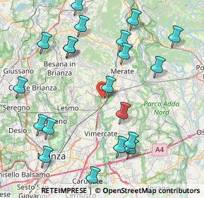 Mappa Via Donatori di Sangue, 23871 Lomagna LC, Italia (9.629)
