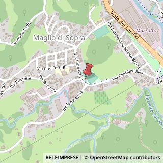 Mappa Campo di Calcio Maglio di Sopra, 36078 Valdagno VI, Italia, 36078 Valdagno, Vicenza (Veneto)