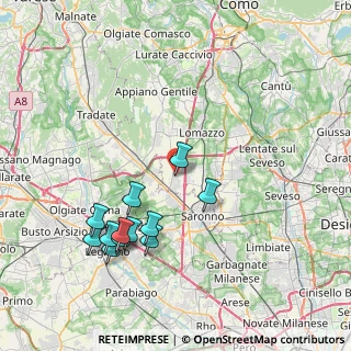 Mappa Via Crocetta, 22078 Turate CO, Italia (8.17333)