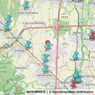 Mappa Via Crocetta, 22078 Turate CO, Italia (3.44125)